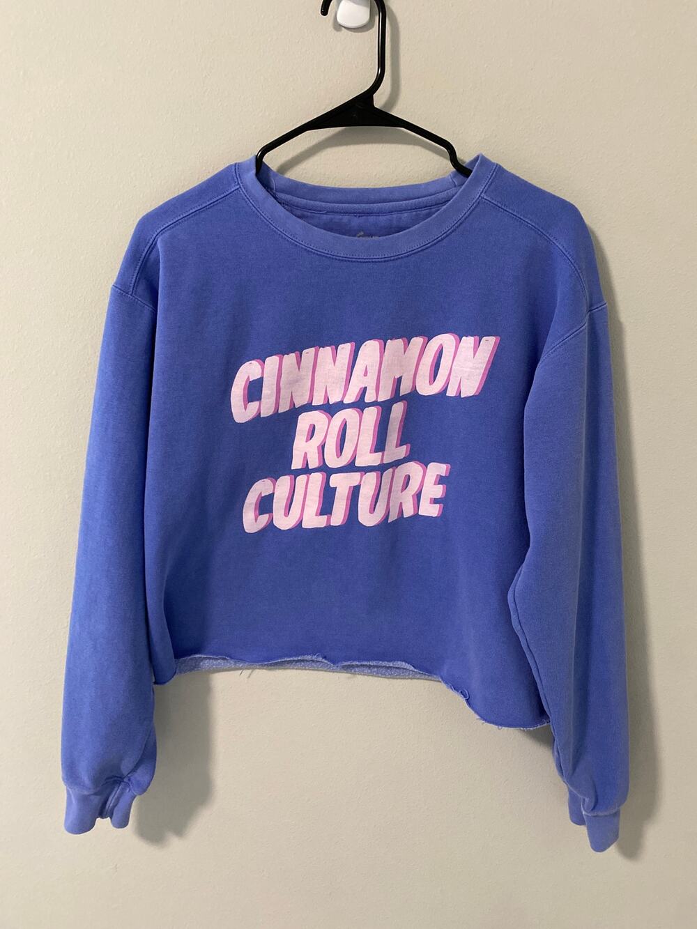 Cinnamon Roll Culture TPUSA Politics Graphic Crew Neck Sweater Size Medium